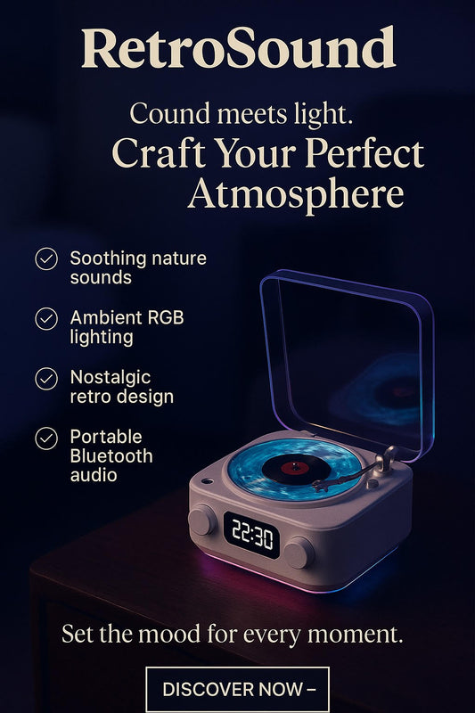 Mini Retro White Noise Bluetooth Speaker